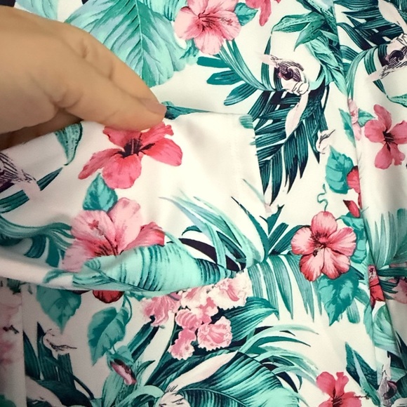 NWT Tommy Bahama Tropical Print UPF 50 Long Sleeve Golf & Tennis Dress, S - Picture 5 of 9